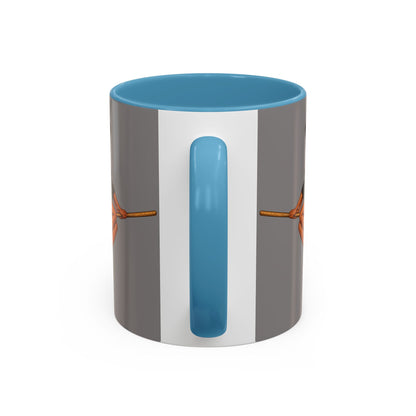 Velvet Vex Grey Accent Mug by CreepyCrafts.boo