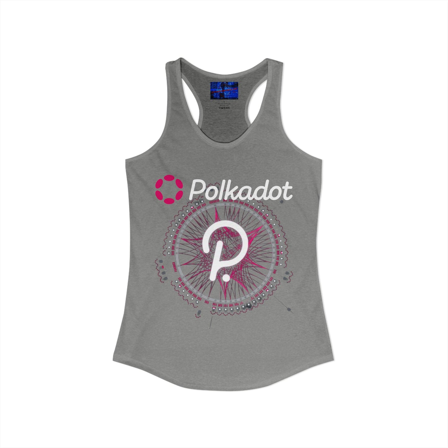 Polkadot (DOT) Women's Racerback Tank Top by cypherpunkgear.com