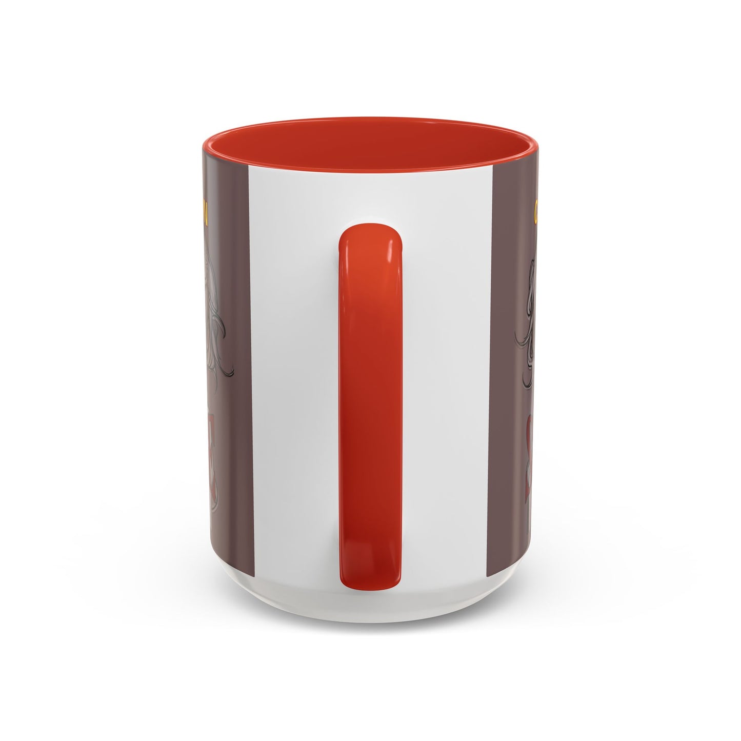 Caution, Savage Grey Accent Mug by cypherpunkgear.com