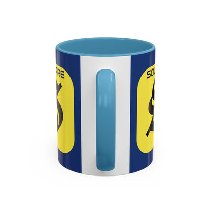SolflareLogo Blue Accent Mug by cypherpunkgear.com