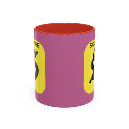 SolflareLogo Pink Accent Mug by cypherpunkgear.com