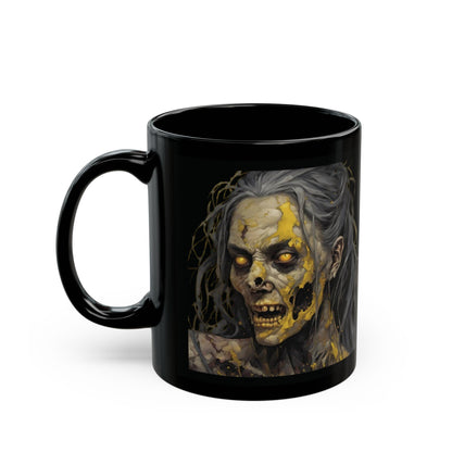 Rose Rottingham Has Risen Black Mug by cypherpunkgear