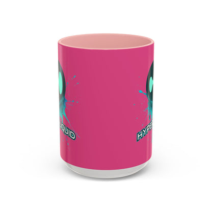 HYPE Drip Pink Accent Mug by cypherpunkgear.com