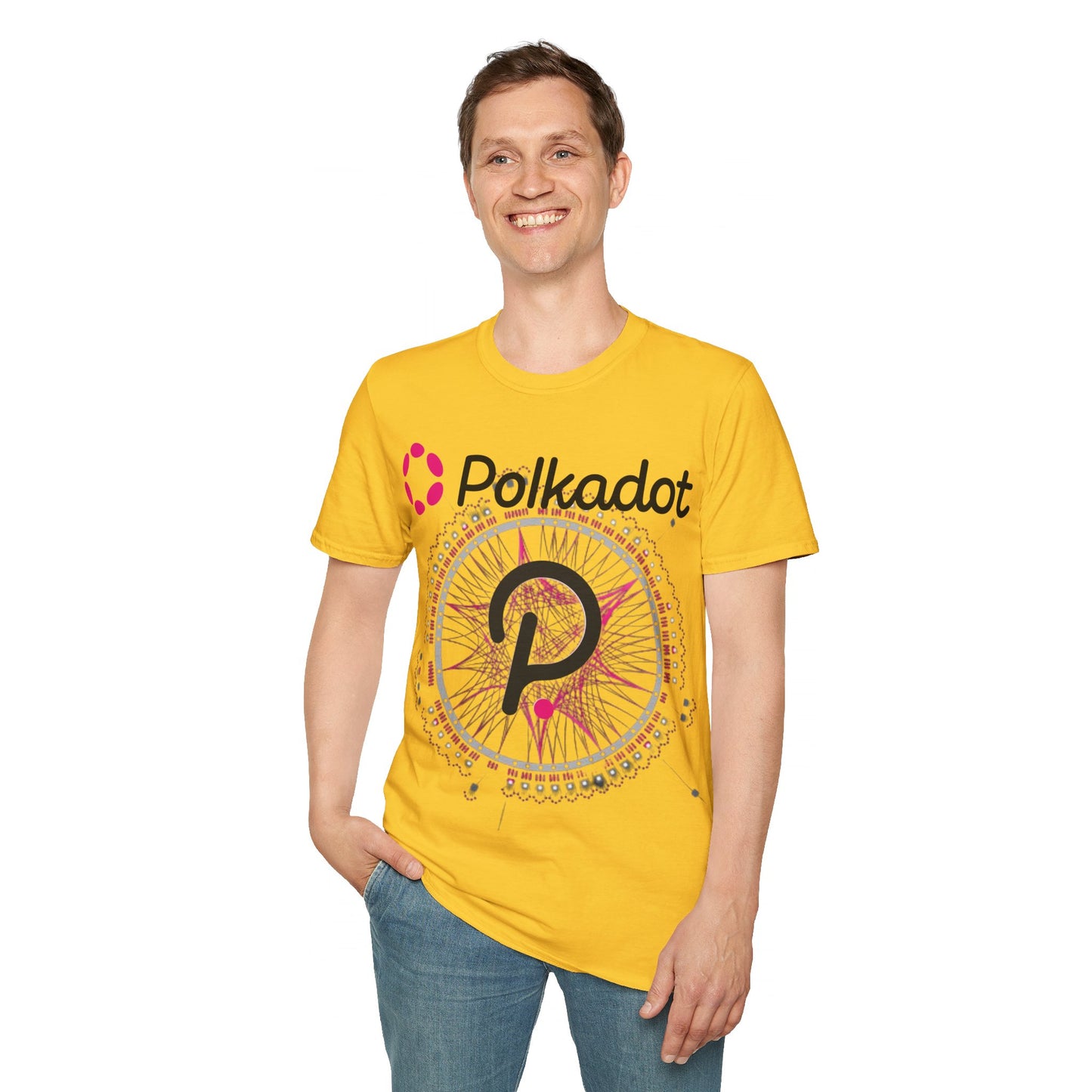 Polkadot (DOT) LTcolors Unisex T-Shirt by cypherpunkgear