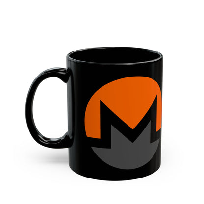 Monero (XMR) Black Mug by cypherpunkgear.com
