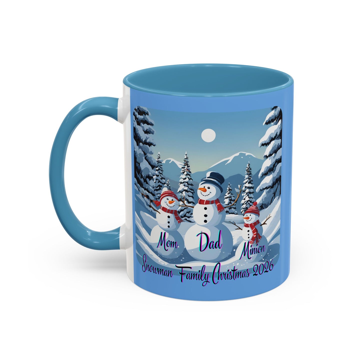 Snowman Family of 3 Accent Mug by cypherpunkgear.com