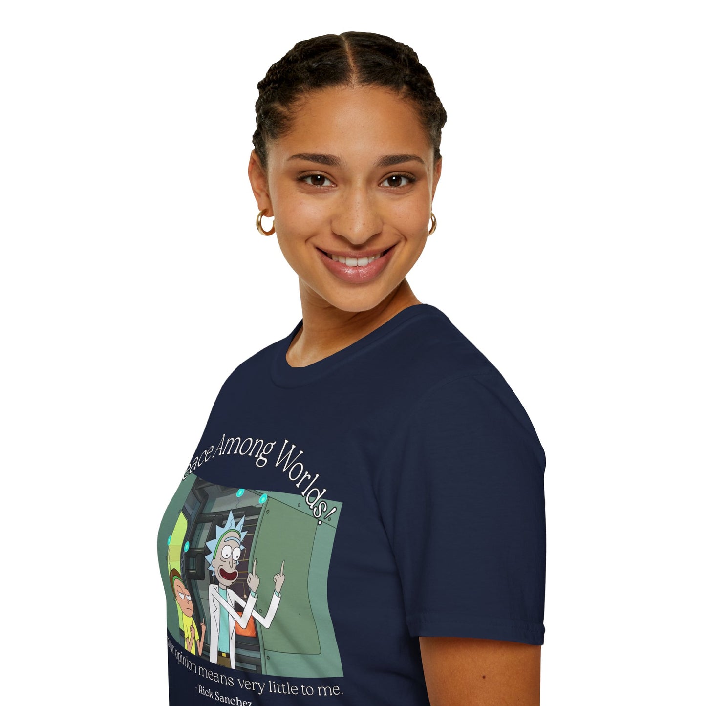 Peace Among Worlds! Dark colors Unisex T-Shirt by cypherpunkgear.com