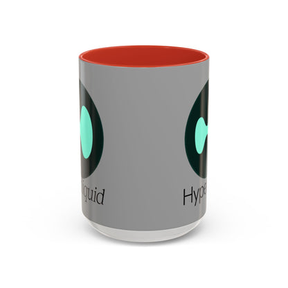 Hyperliquid Black font Grey Accent Mug by cypherpunkgear.com