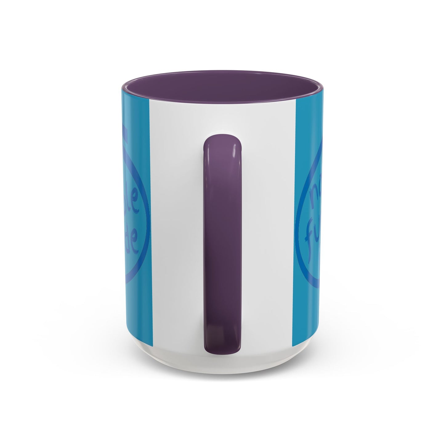 Non-Fungible Inside Turquoise Accent Mug by cypherpunkgear.com