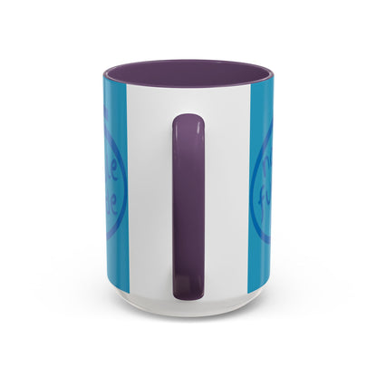 Non-Fungible Inside Turquoise Accent Mug by cypherpunkgear.com