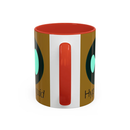 Hyperliquid Black font Brown Accent Mug by cypherpunkgear.com