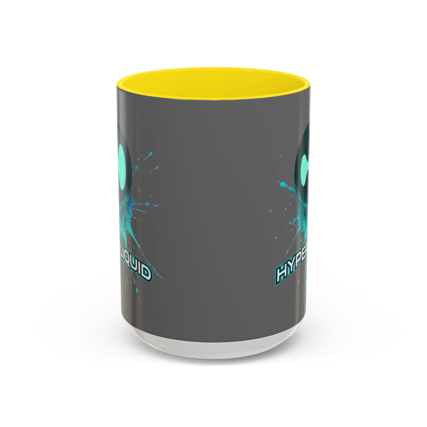 HYPE Drip Grey Accent Mug by cypherpunkgear.com