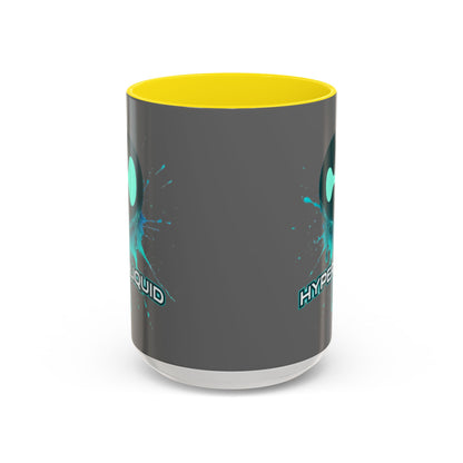 HYPE Drip Grey Accent Mug by cypherpunkgear.com