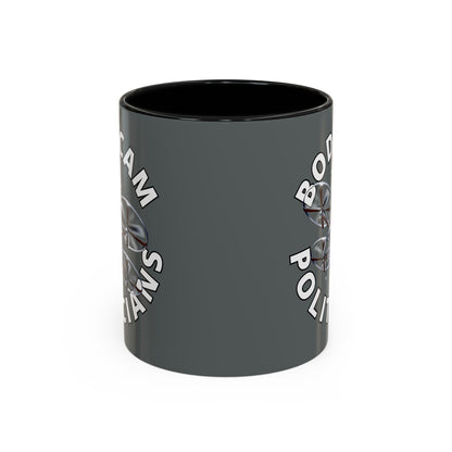 Bodycam the Politicians Drone Grey Accent Mug by cypherpunkgear.com
