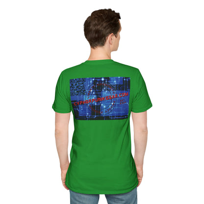 2-sided, cypherpunkgear.com logo Dark colors Unisex T-Shirt by cypherpunkgear.com