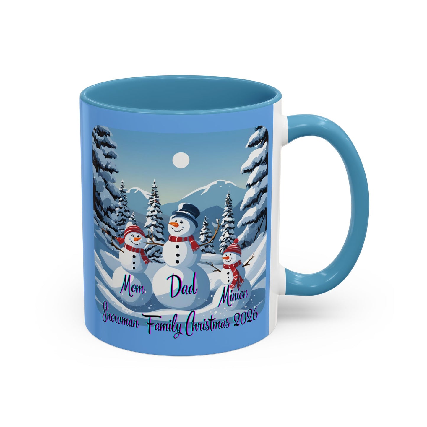 Snowman Family of 3 Accent Mug by cypherpunkgear.com