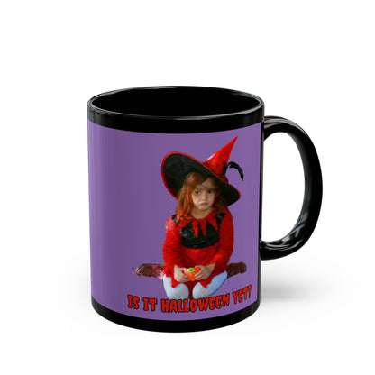 Is it Halloween yet? Light Purple Mug by CreepyCrafts.boo