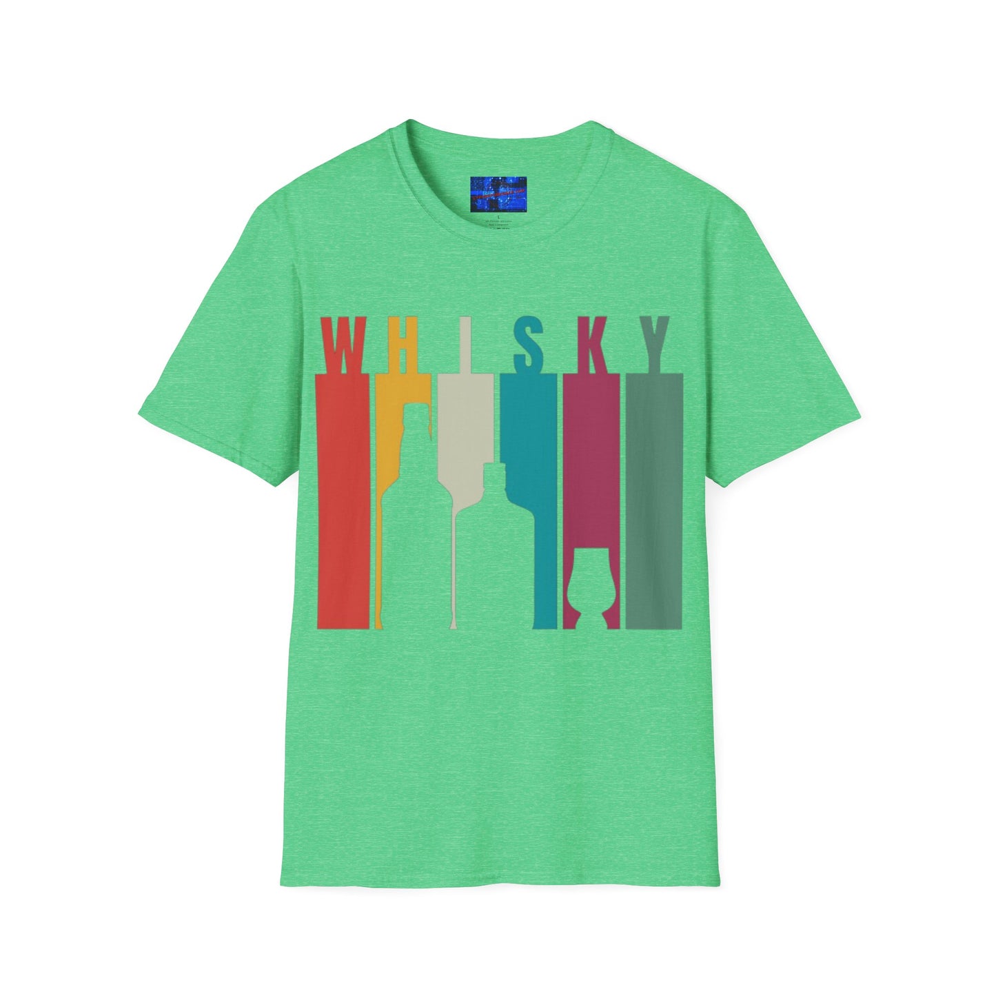 Whisky spelled without an 'e' Dark colors Unisex T-Shirt by cypherpunkgear.com