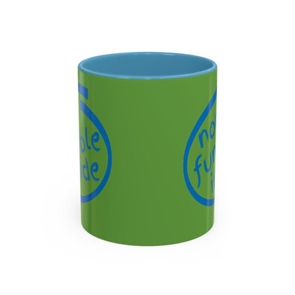 Non-Fungible Inside Green Accent Mug by cypherpunkgear.com