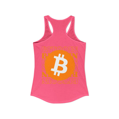 Bitcoin de 2 caras: ¡equipo cypherpunk de libertad! Camiseta sin mangas ideal con espalda cruzada para mujer