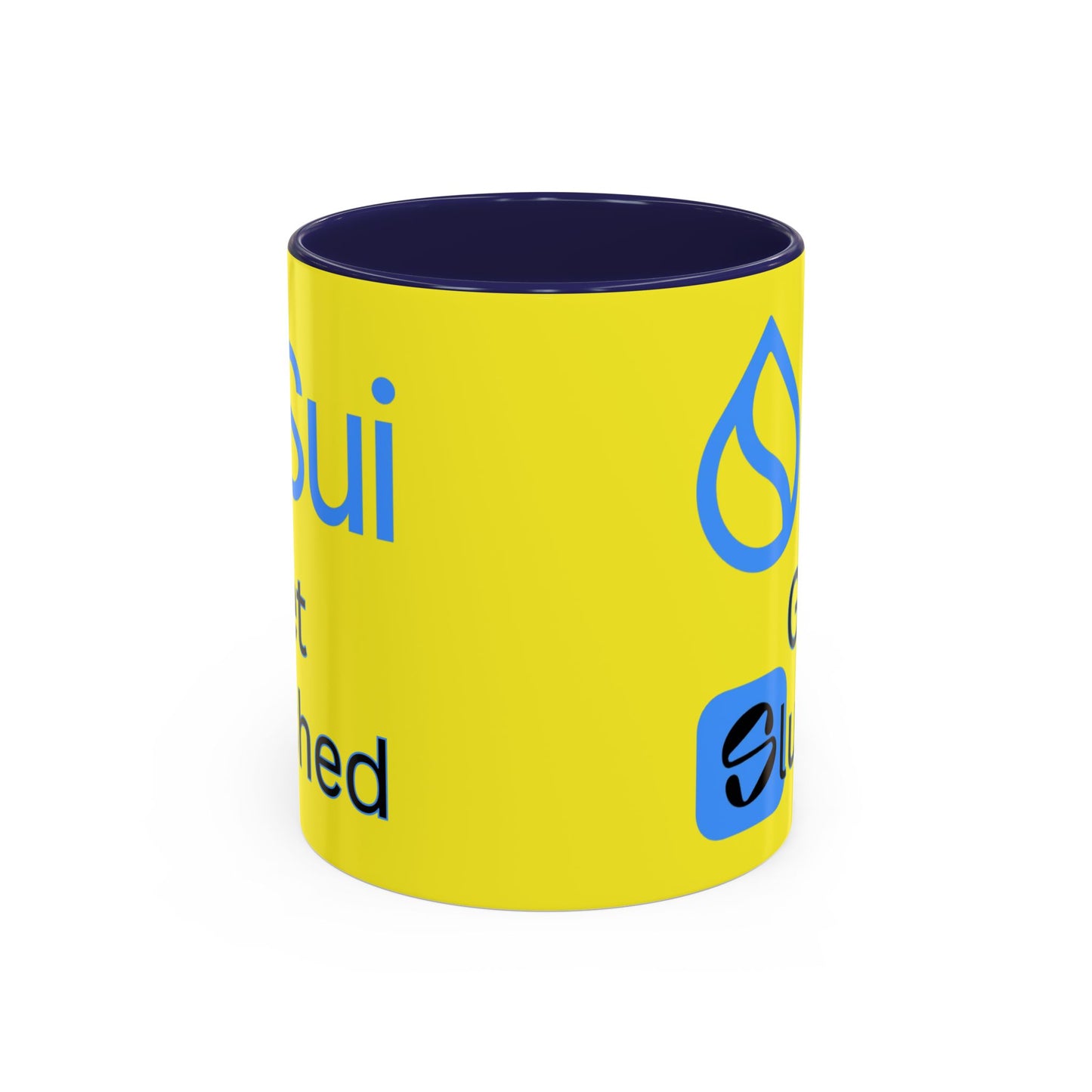 Sui: Get Slushed Yellow Accent Mug by cypherpunkgear.com