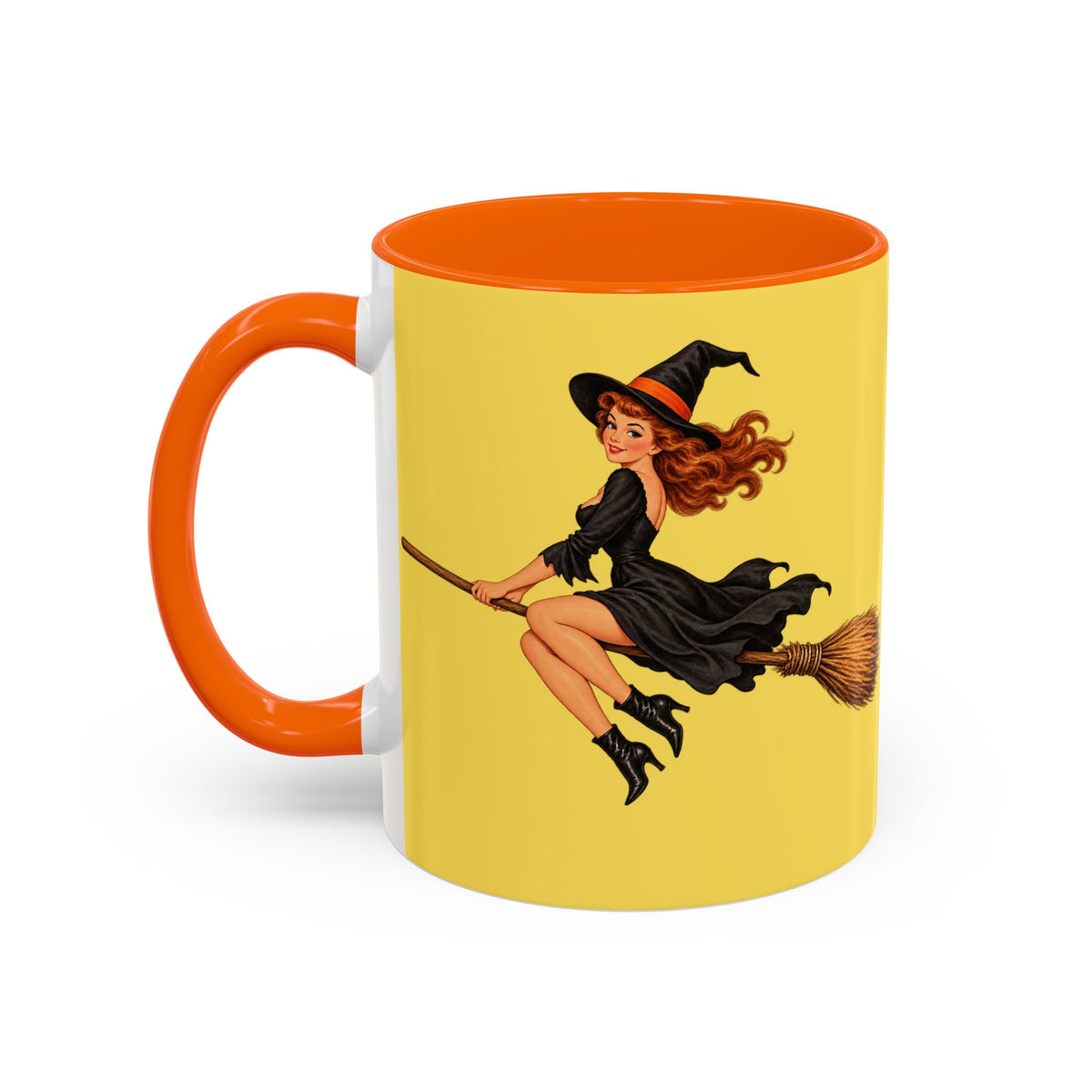 Hazel Hex Yellow Accent Mug by CreepyCrafts.boo