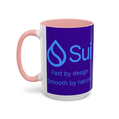 SUI Purple Accent Mug by cypherpunkgear.com