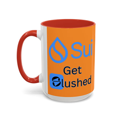 Sui: Get Slushed Orange Accent Mug by cypherpunkgear.com
