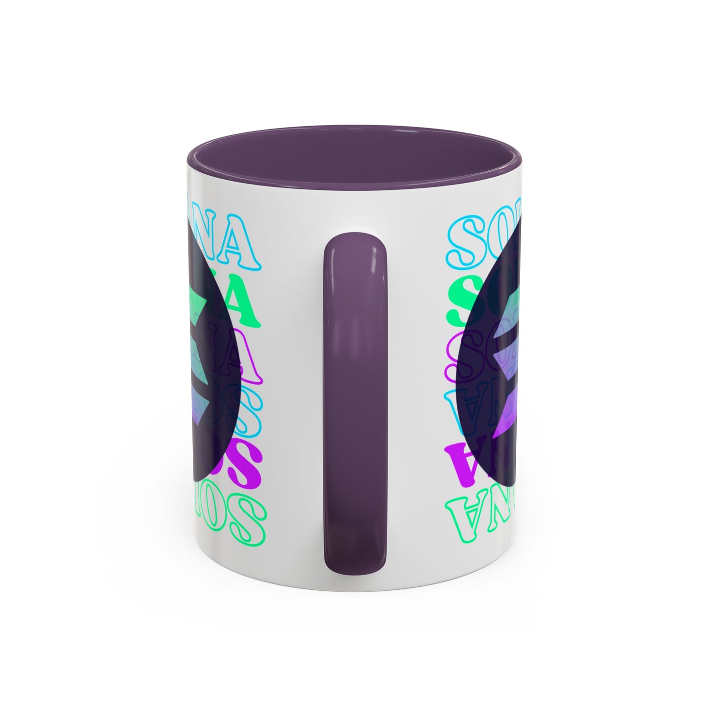 Solana, Solana, Solana (SOL) Accent Mug by cypherpunkgear.com