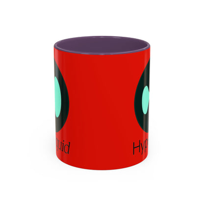 Hyperliquid Black font Red Accent Mug by cypherpunkgear.com
