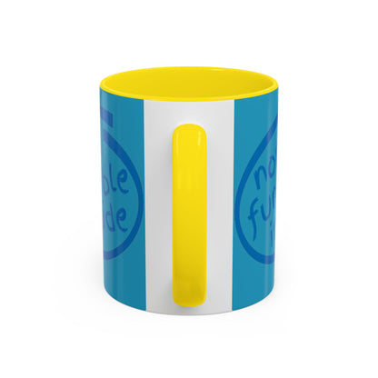 Non-Fungible Inside Turquoise Accent Mug by cypherpunkgear.com
