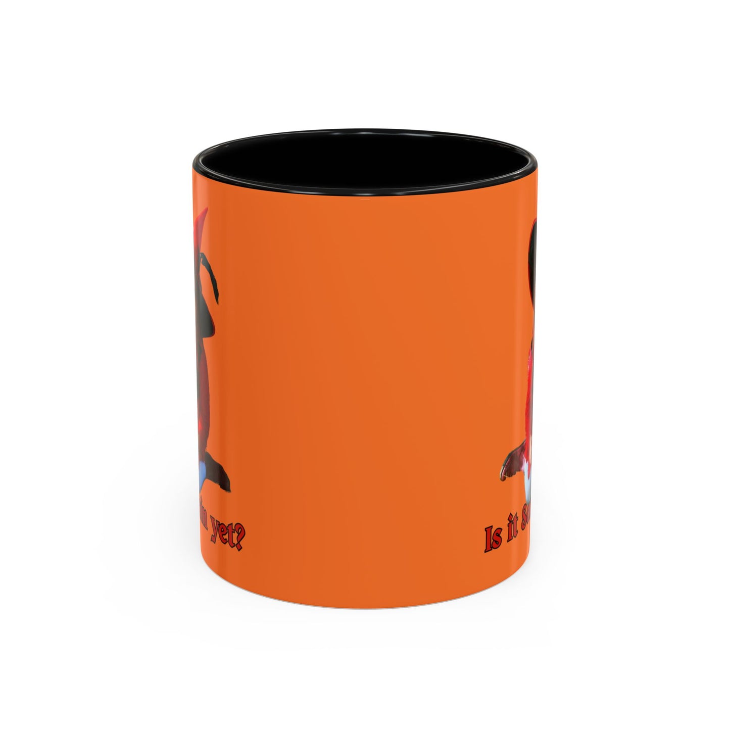 Is it Samhain yet? Orange Accent Mug by CreepyCrafts.boo