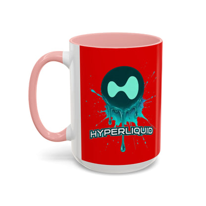 HYPE Drip Red Accent Mug by cypherpunkgear.com