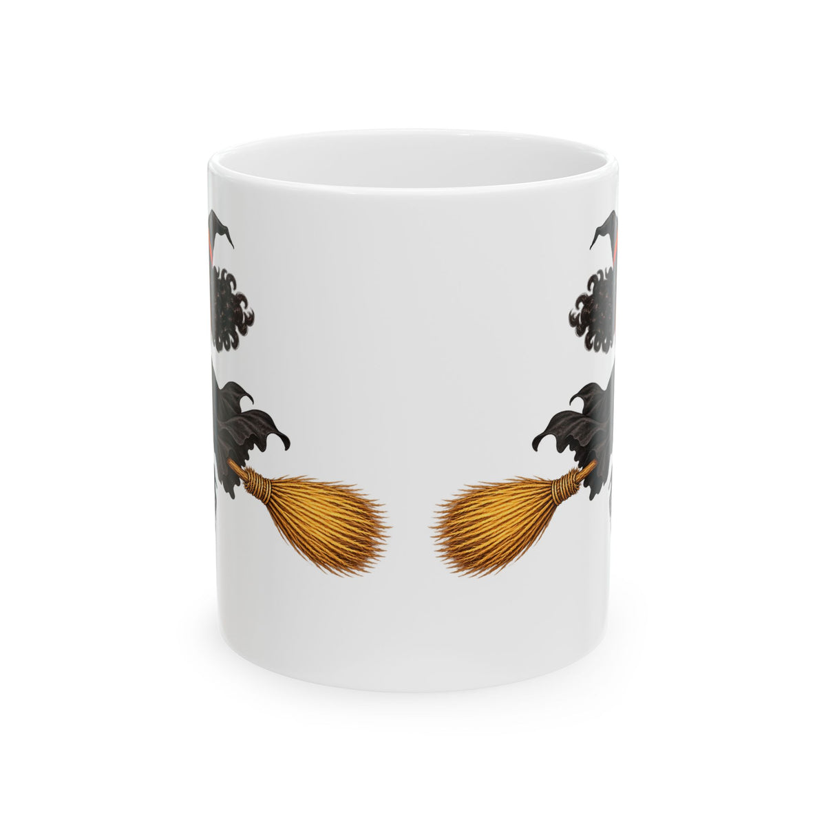 Velvet Vex White Mug by CreepyCrafts.boo