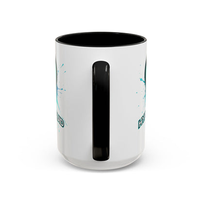 HYPE Drip White Accent Mug by cypherpunkgear.com