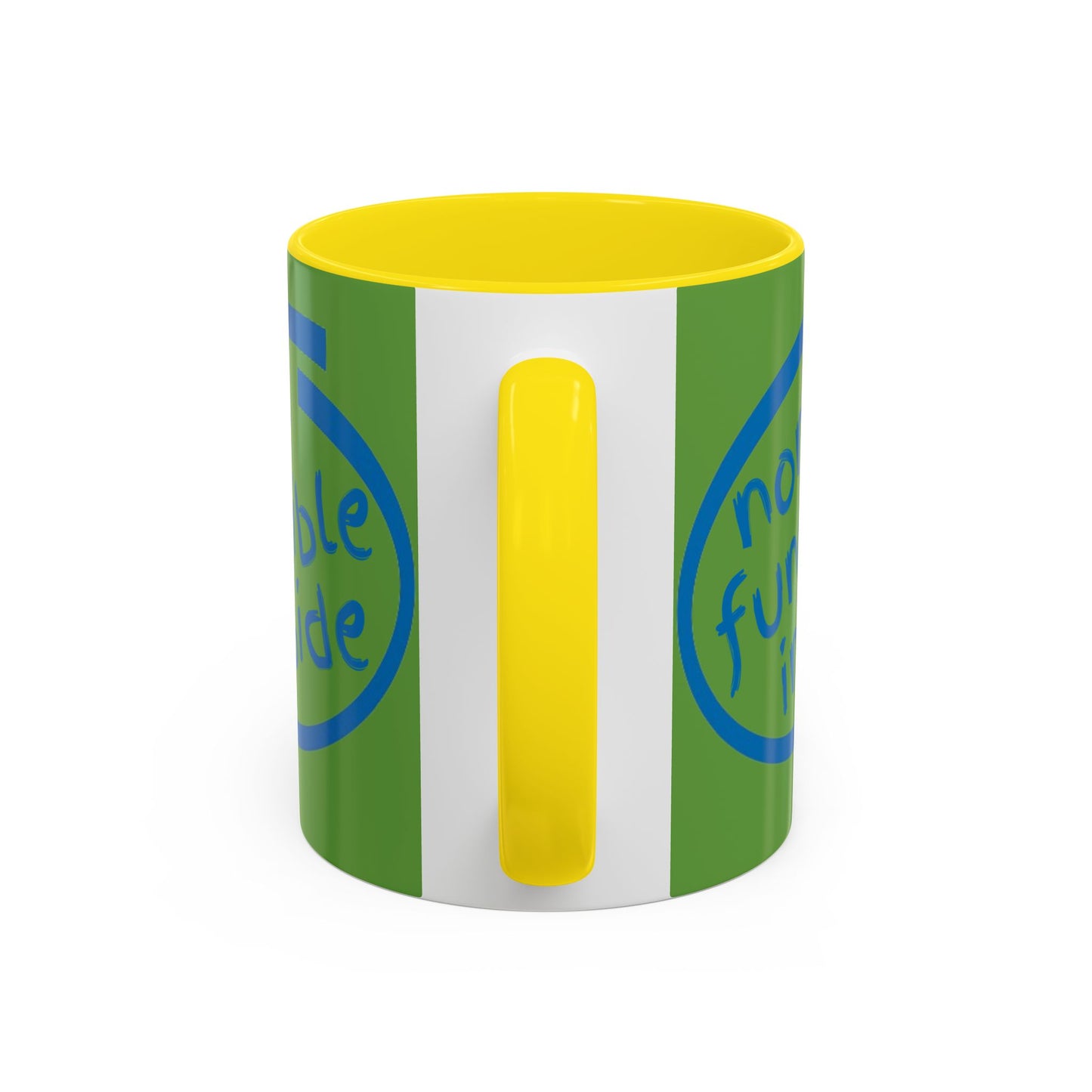 Non-Fungible Inside Green Accent Mug by cypherpunkgear.com