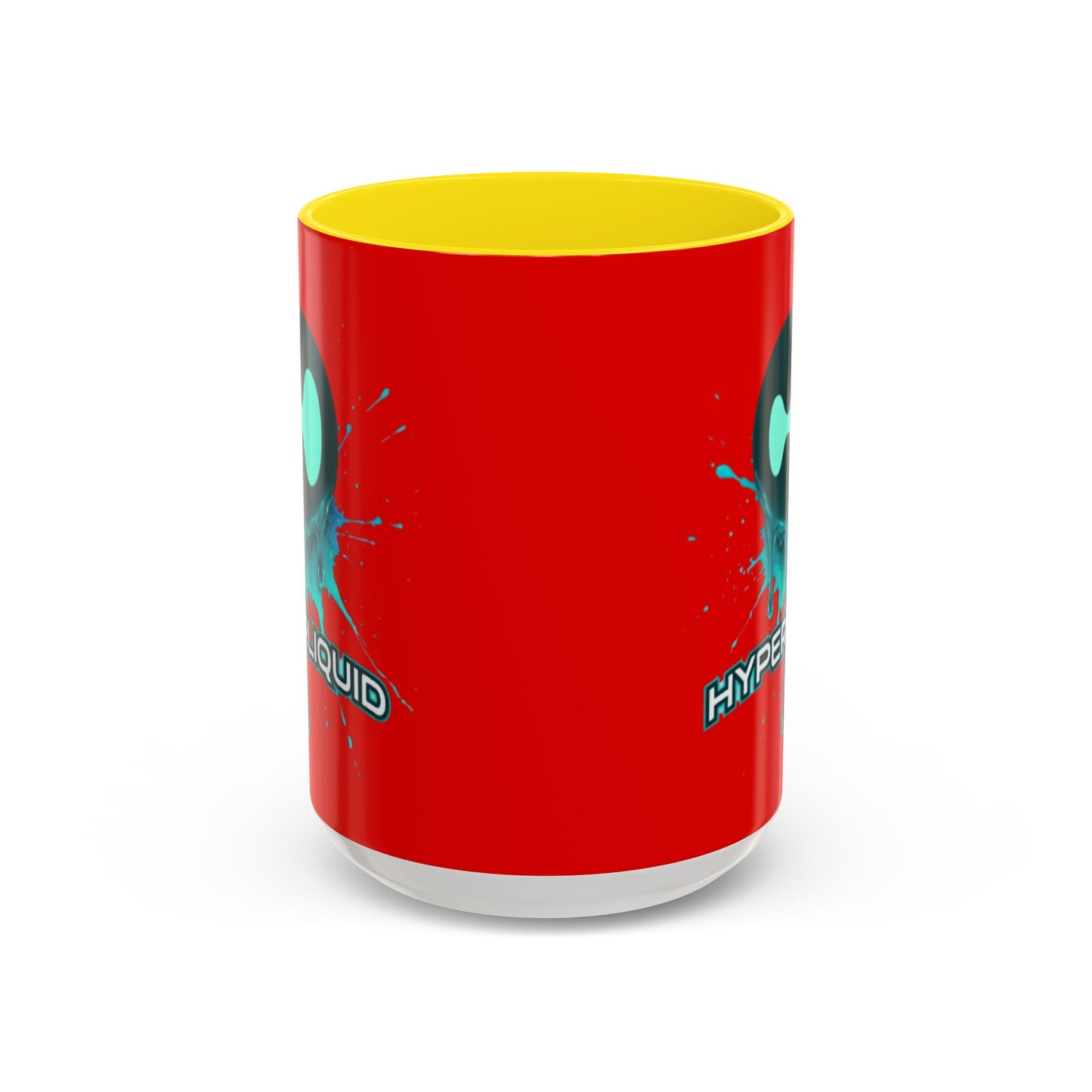 HYPE Drip Red Accent Mug by cypherpunkgear.com