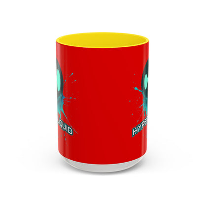 HYPE Drip Red Accent Mug by cypherpunkgear.com