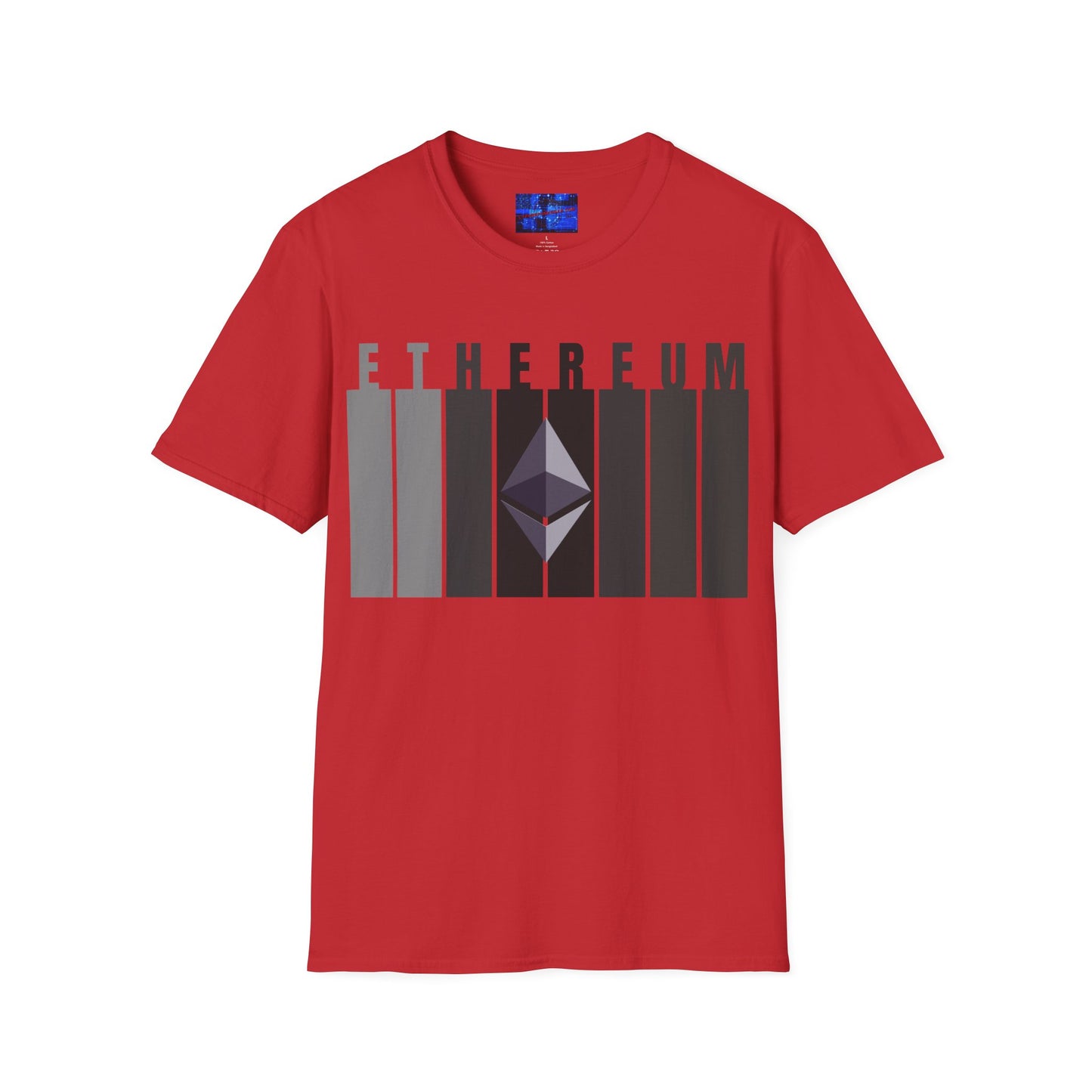 Ethereum (ETH) Light colors Unisex T-Shirt by cypherpunkgear.com