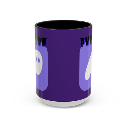 Phantom Hot Wallet Purple Accent Mug by cypherpunkgear.com