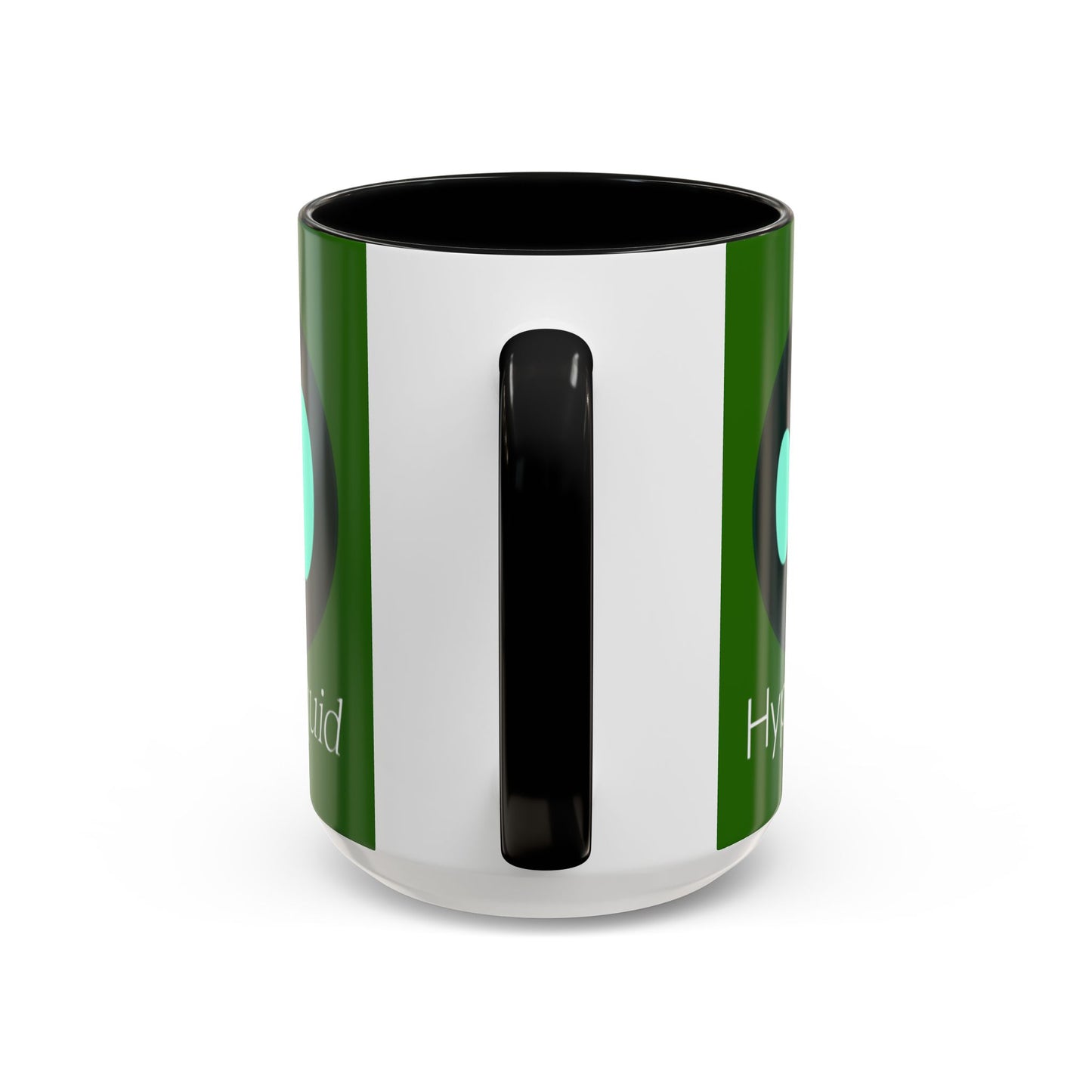 Hyperliquid White font Green Accent Mug by cypherpunkgear.com