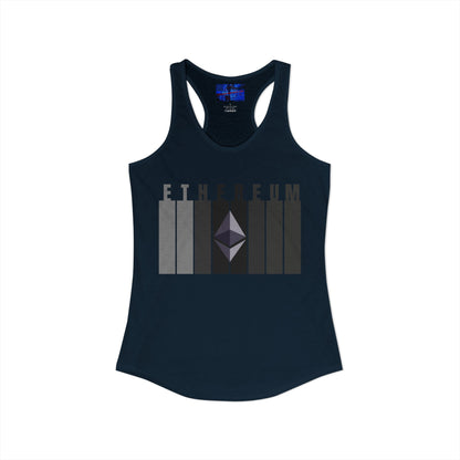 Ethereum (ETH) Women's Racerback Tank Top by cypherpunkgear.com