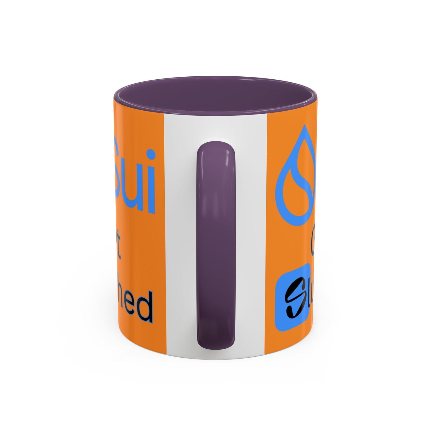 Sui: Get Slushed Orange Accent Mug by cypherpunkgear.com