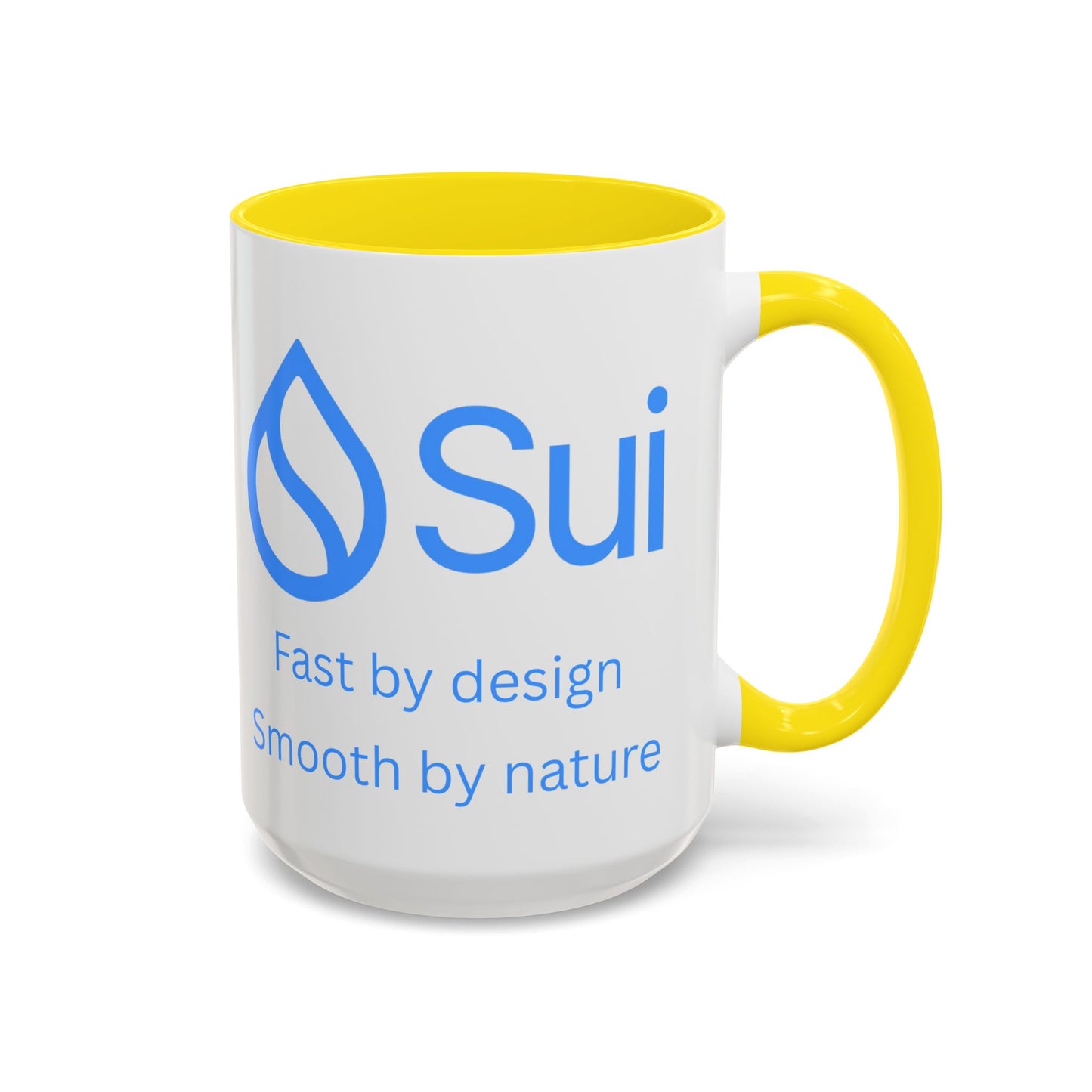 SUI White Accent Mug by cypherpunkgear.com