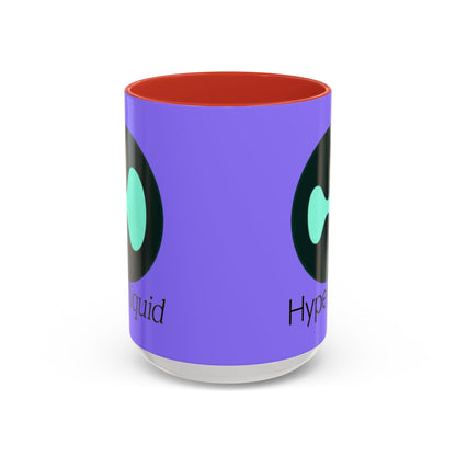 Hyperliquid Black font Light Purple Accent Mug by cypherpunkgear.com