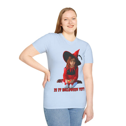 Is it Halloween yet? LTcolors Unisex T-Shirt by CreepyCrafts.boo