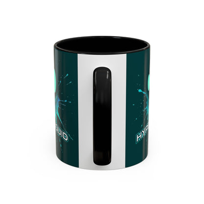 HYPE Drip Dark Hyperliquid Accent Mug by cypherpunkgear.com