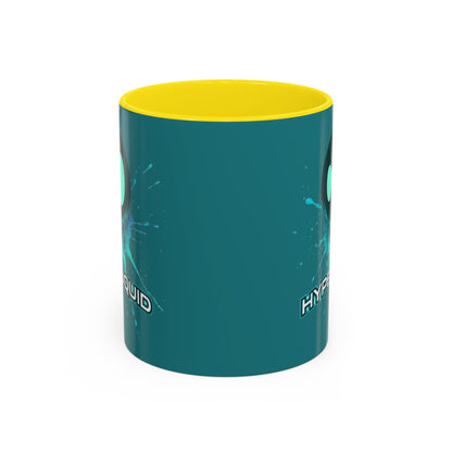 HYPE Drip Hyperliquid Accent Mug by cypherpunkgear.com