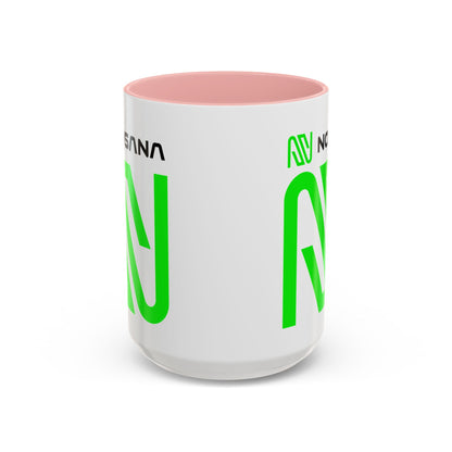 Nosana (NOS) Accent Mug by cypherpunkgear