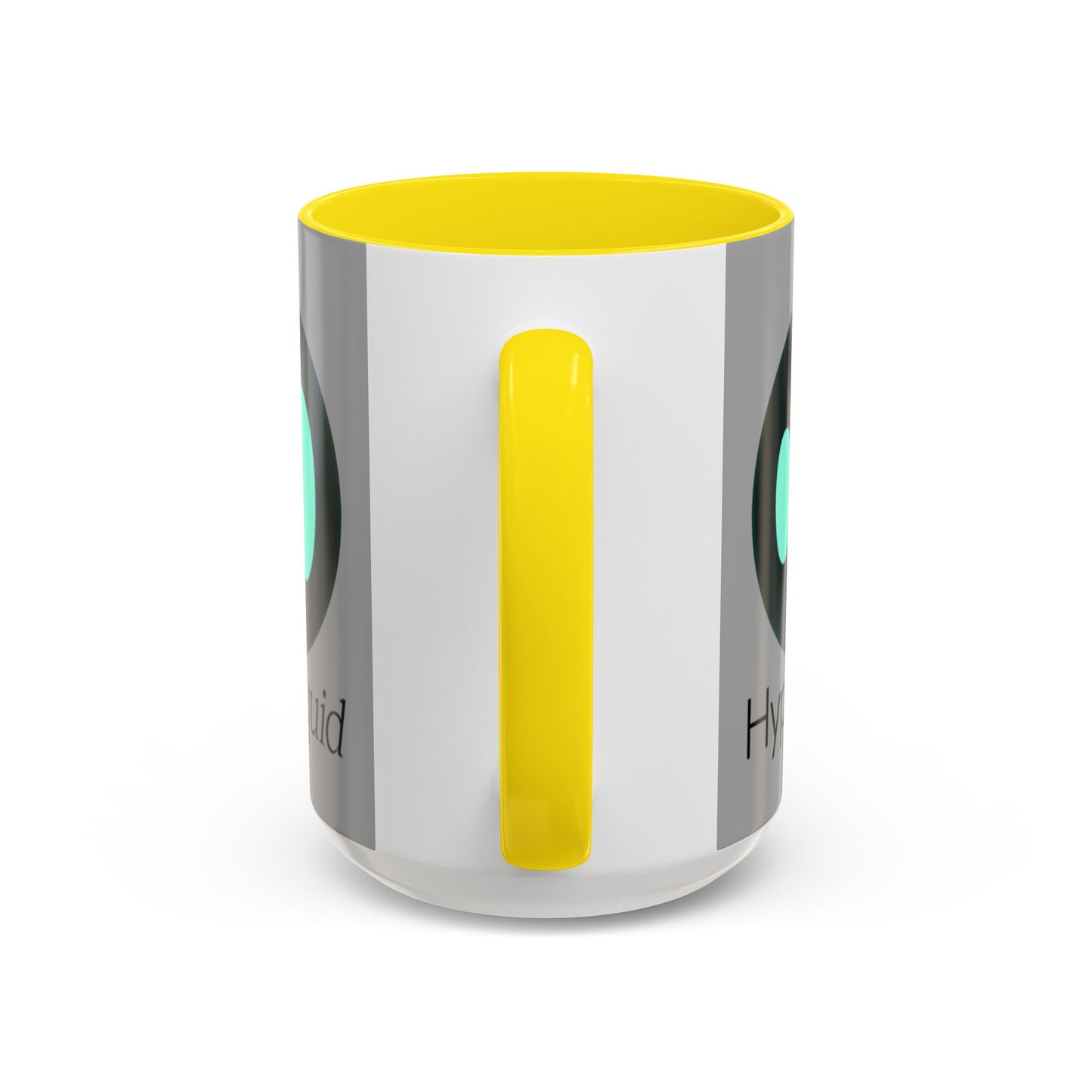 Hyperliquid Black font Grey Accent Mug by cypherpunkgear.com